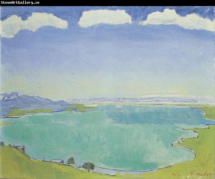 Ferdinand Hodler Genfersee von Caux aus